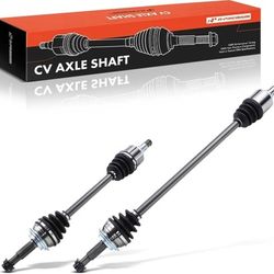Pair (2) Front CV Axle Shaft  For Toyota Yaris 2006-2014