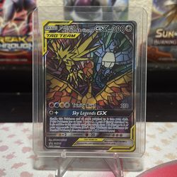 Moltres & Zapdos & Articuno GX SM Promo (Glass Birds)
