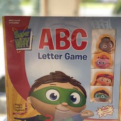 SuperWhy Letter Board Game