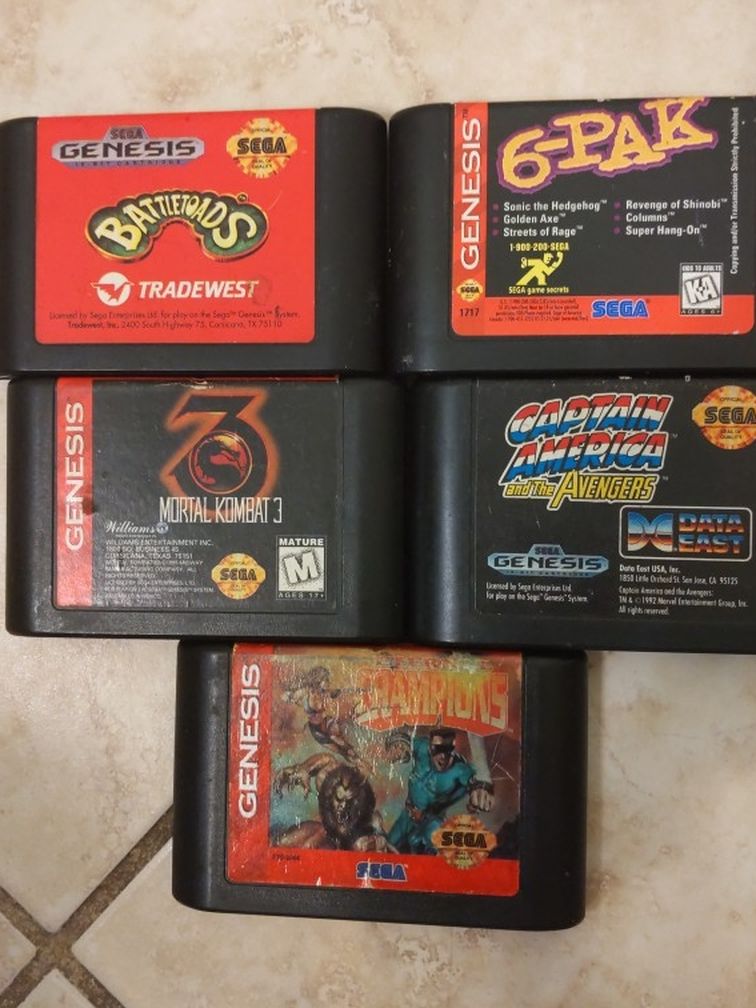 Sega Genesis Video Games