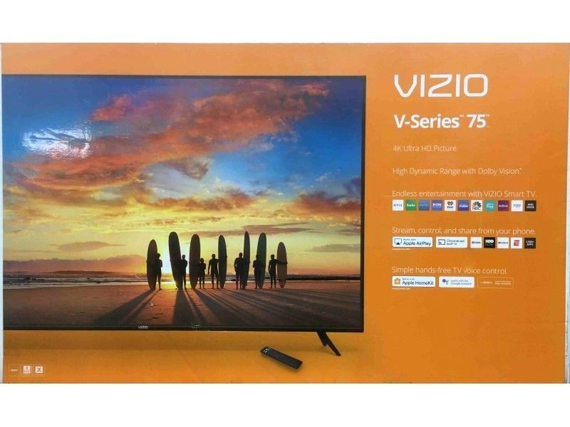 VIZIO 75 Class V-Series 4K LED HDR Smart TV (V755M-K03)