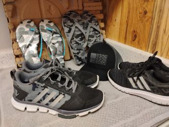 Adidas Shoes, Slippers And Hat