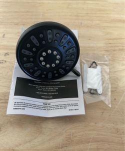 Glacier Bay Wall Mount 4-Spray Fixed Shower Head 1.8GPM 3.5in, Matte Black