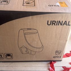 1.0 GPF Urinal with Siphon Jet Flush Action in. White