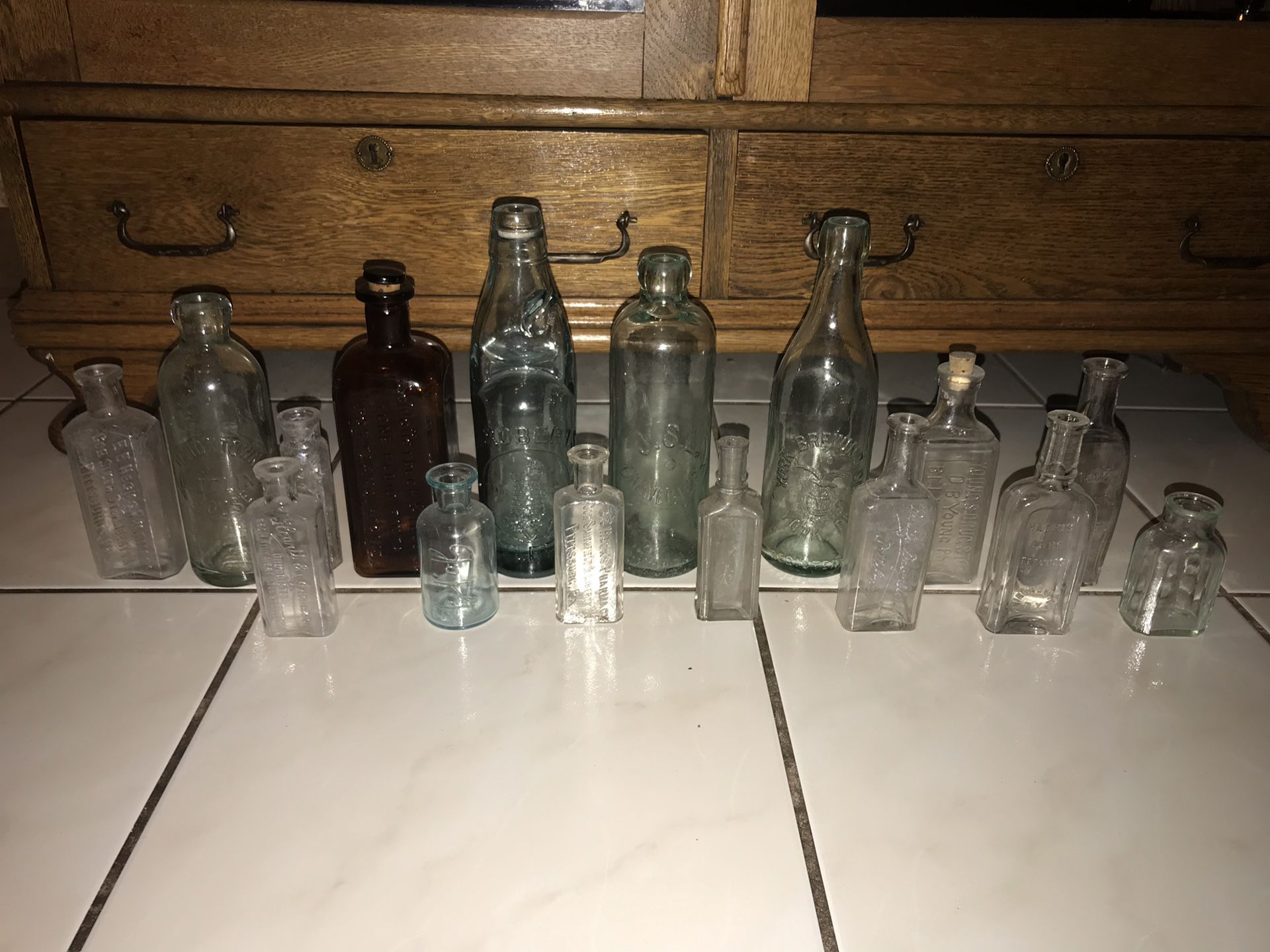 Antique Bottle collection