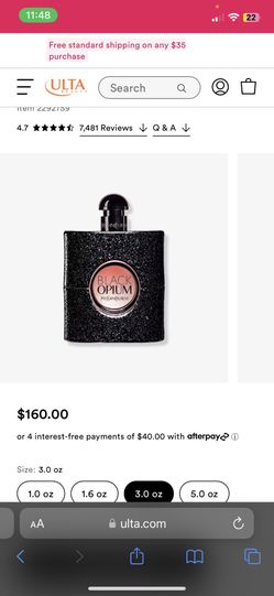Black Opium Yves Saint Laurent