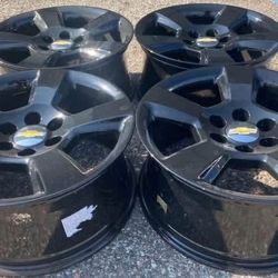 20” FACTORY CHEVROLET CHEVY SILVERADO WE FINANCE GMC SIERRA RIMS WHEELS SET OEM 