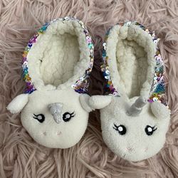 Girls Unicorn Slippers- 2t-3t