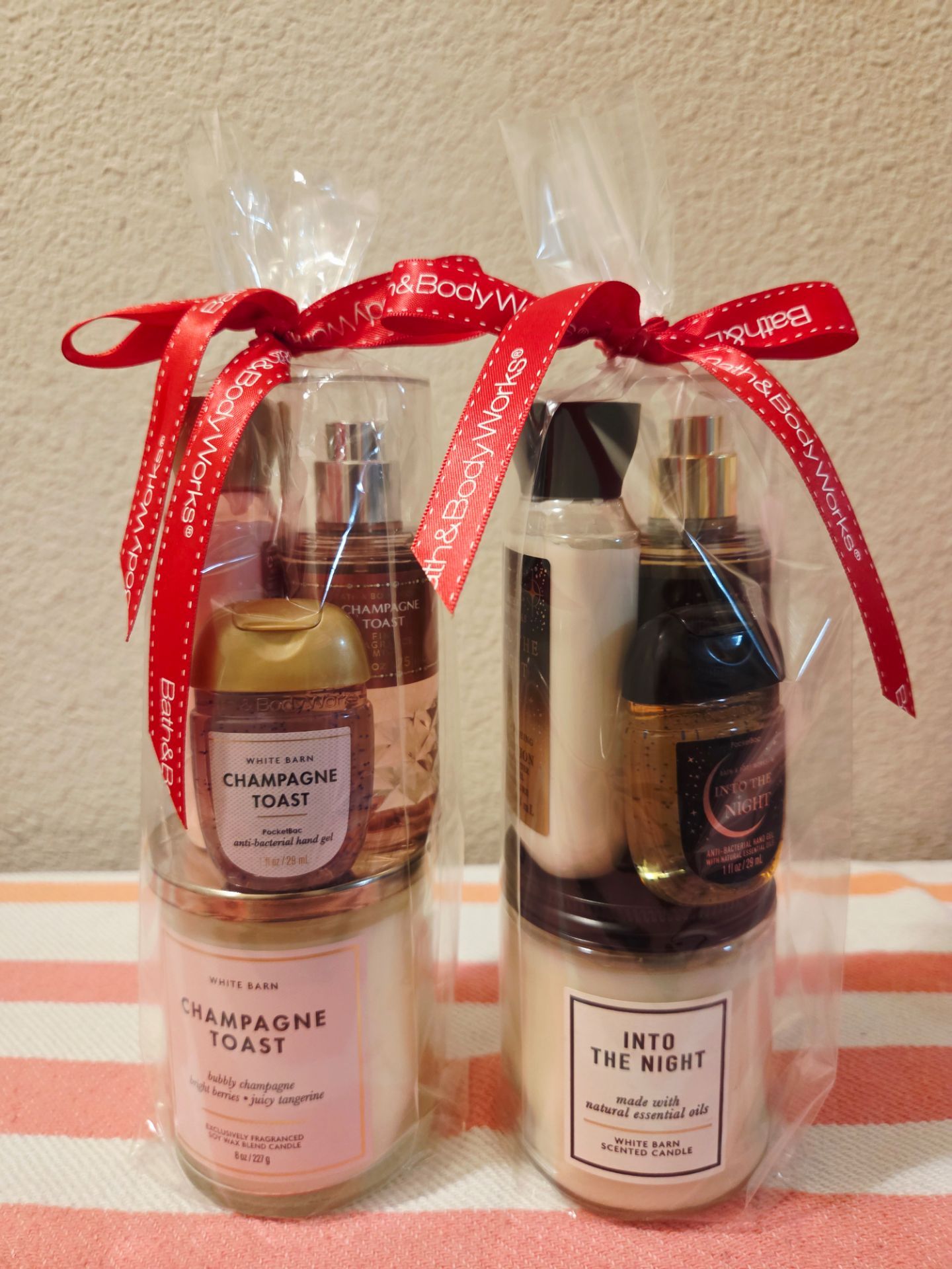Brand New Bath & Body Works MINI SIZE SET WITH SINGLE WICK CANDLE, $20 EACH