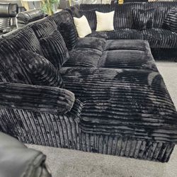 🛋️NEW!! Corduroy Sleeper Sectional Sofa STILL IN BOX 📦 