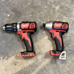Milwaukee M18 Drill 2-Speed And Hex Impact 🛑Tools Only/No Batería 