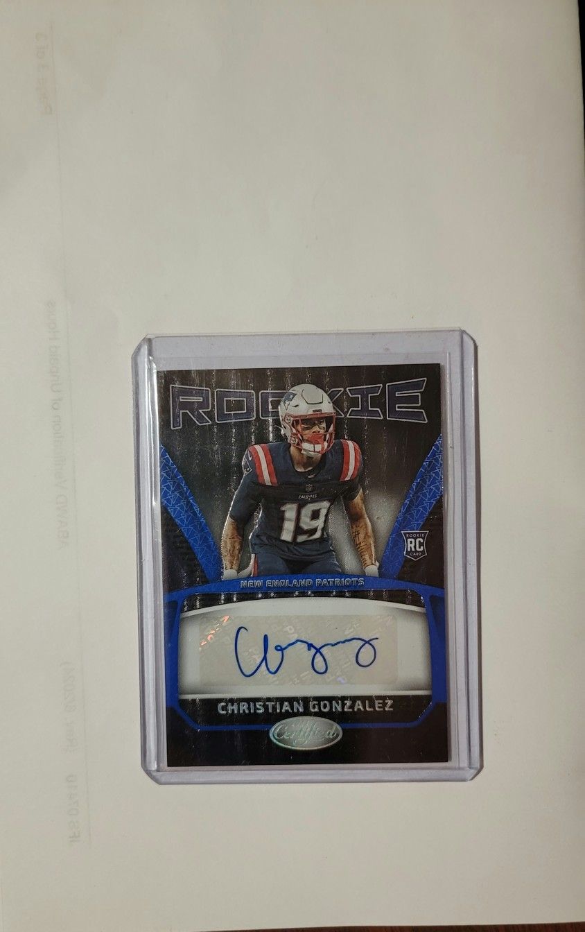 Christian Gonzalez Rookie Auto 17/20
