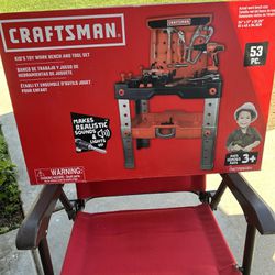 Craftsman Kids Toy Work bench And Tool Set