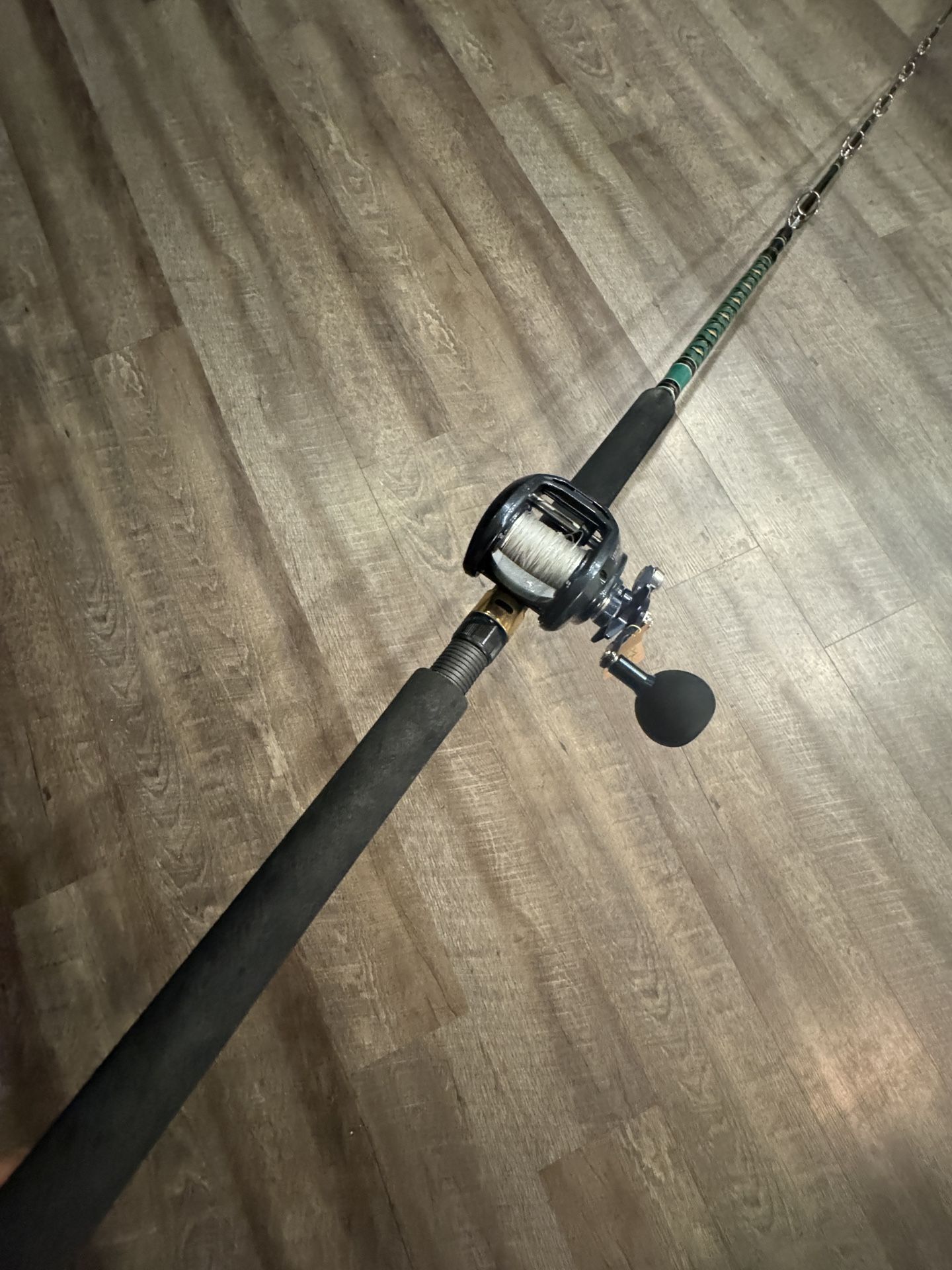 Custom Seeker 270 H 8’ Daiwa Lexa 500. Ready to fish. !!! Salt Water Fishing Combo
