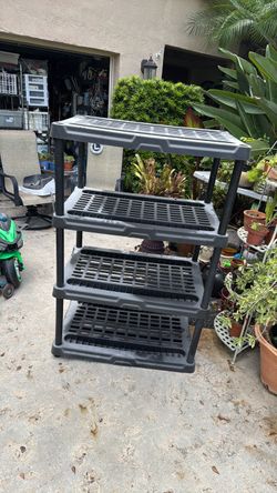 Sturdy 4’ utility shelving for garage
