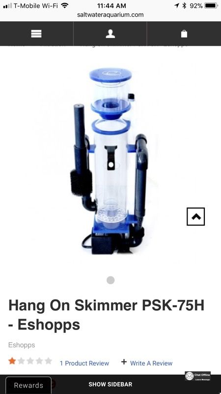 Eshopps Protein Skimmer PSK-75H