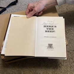 Signed hardback book
