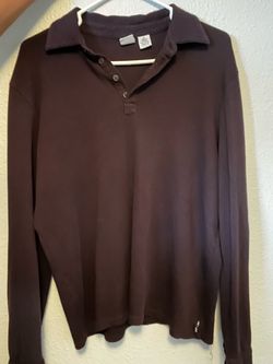 Armani exchange purple long sleeve