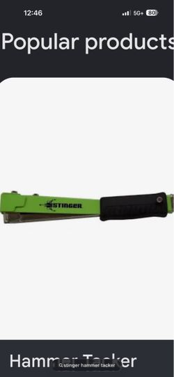 Stinger hammer tacker