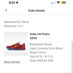 Kobe 8 PROTRO DS Year Of Horse