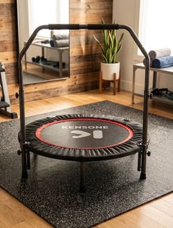 Kensone Mini Fitness Trampoline with Handlebar