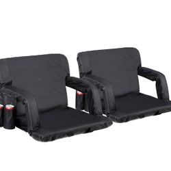 TWO Folding Stadium Seats - NEW in Box 