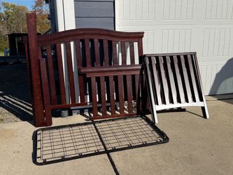 Crib (Disassembled with hardware) & Dresser