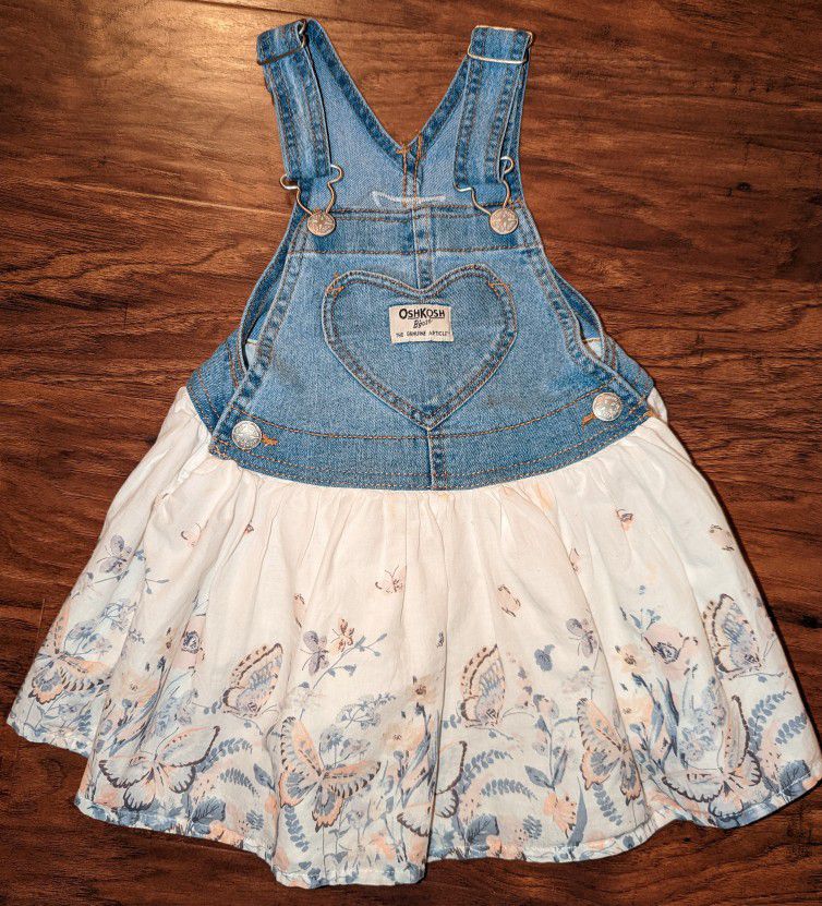 Oshkosh Toddler Girl Overall Dress