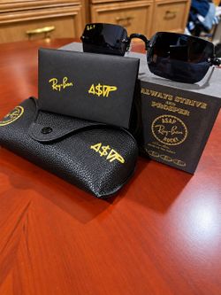 Ray-Ban x ASAP Rocky Sunglasses with Case and Box