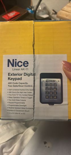 A liner AK 11 exterior digital keypad