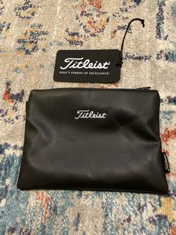 Titleist Travel Gear Professional Zippered Golf Pouch Black - New With Tags