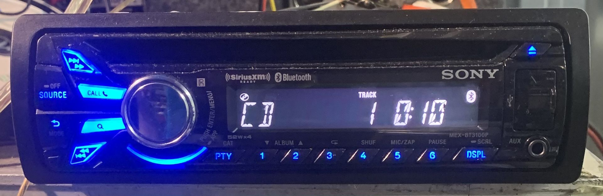 Sony Detatchable Face Car Cd Player With Bluetooth