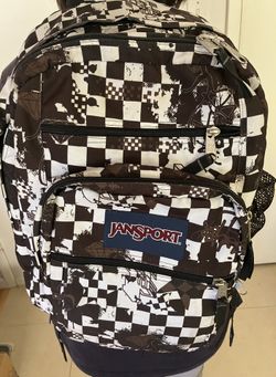 Checkered Pattern JanSport Backpack in used-like new Condition