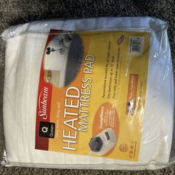 Heated Mattress Pad Queen Never Used New 