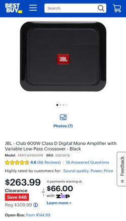 Jbl Club A 600