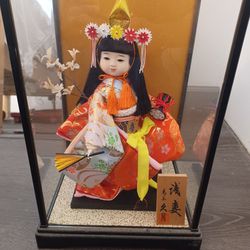 Girls Day Doll In Display Case 