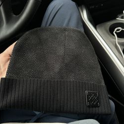 Black Checker Lv Beanie 