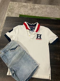 Hilfiger polo & jean shorts