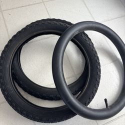 Bicycle Tire 16x1.95 Set + 1 inner tube