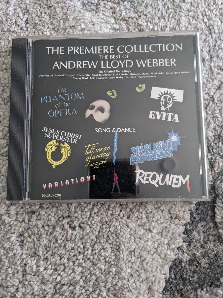 The Premiere Collection: The Best Of Andrew Lloyd Webber CD & Case