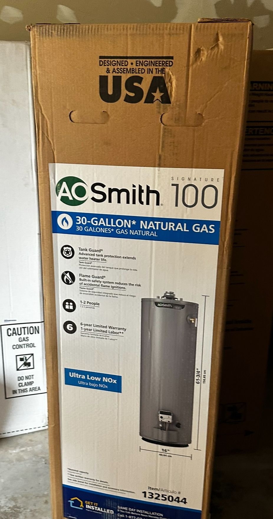 Water Heater 30 Gallon Ao Smith 