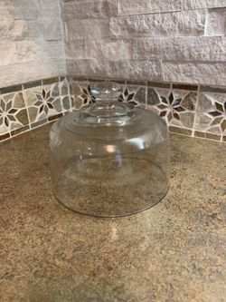 Glass Dome For Food Or Decoration