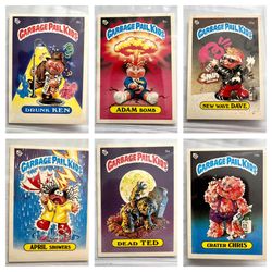6 Garbage Pail Kids Minis 1st Series