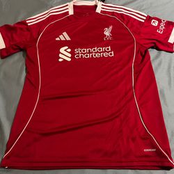 40 % Percent Off Brand New Liverpool adidas Home 2025/26 Jersey - Red 