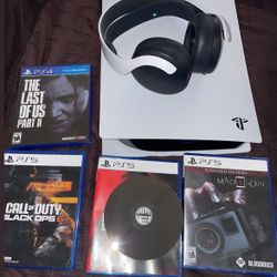 Ps5 (Console & Games & Headset) ONLY