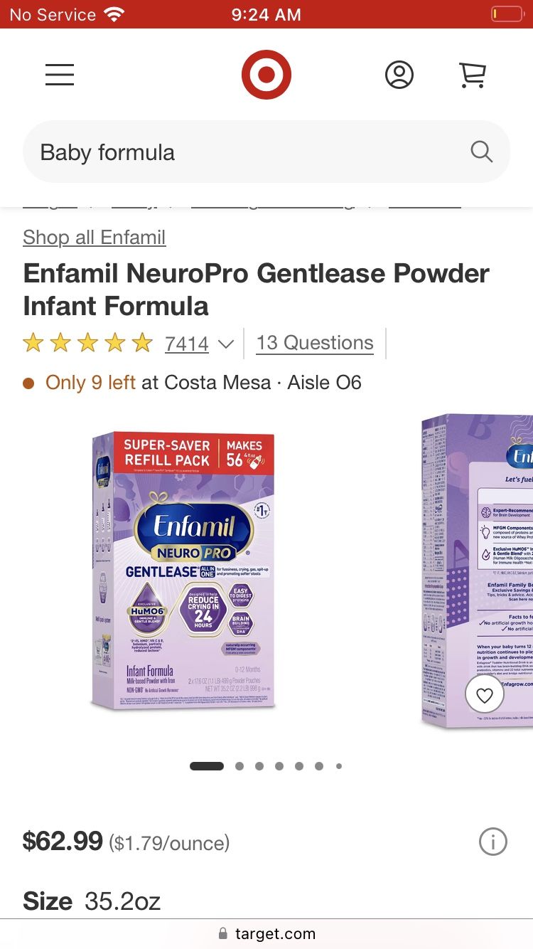 Enfamil GENTLEASE Nueropro