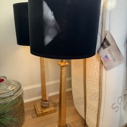 SAFAVIEH Lighting Andino Gold 32-inch Table Lamp (Set of 2)