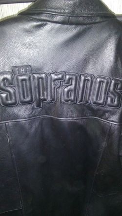 THE SOPRANOS REAL LETHER JAKET