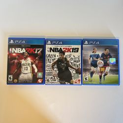 2K 17, 2K19, And FIFA 16