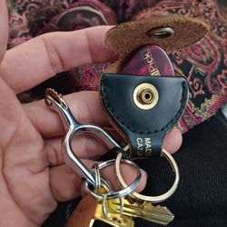 Guitar Pick Holder Key Chain